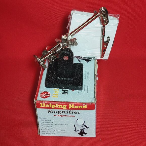 SE Helping Hand Magnifier Magnifying Glass 4X Magnification MZ201 - Picture 6 of 11
